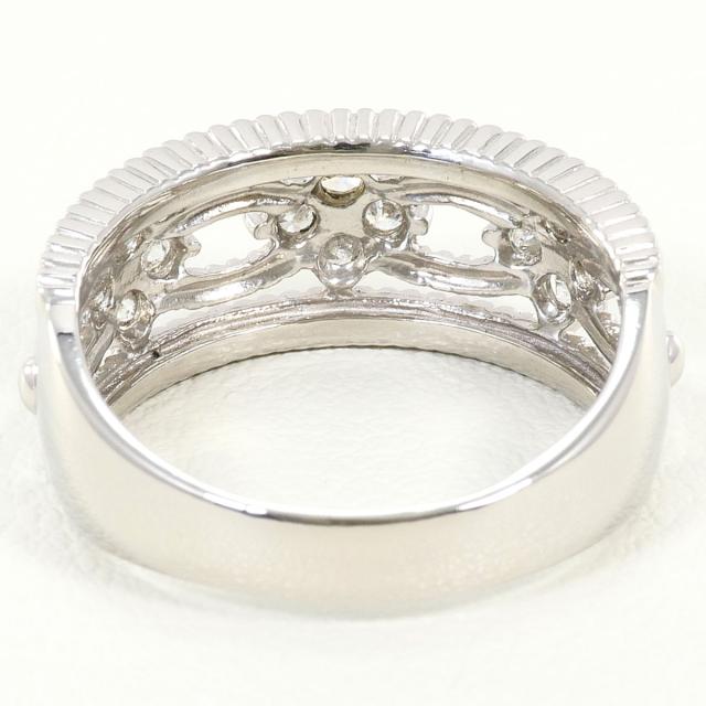 PT900 プラチナ リング・指輪 17号 ダイヤ 0.50 ct 鑑別書 総重量約8.0g ジュエリー 中古_3
