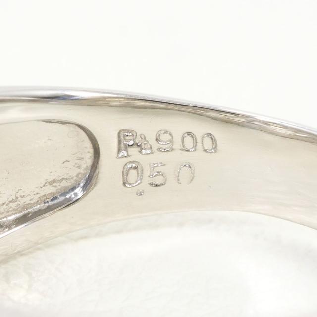 PT900 プラチナ リング・指輪 17号 ダイヤ 0.50 ct 鑑別書 総重量約8.0g ジュエリー 中古_4