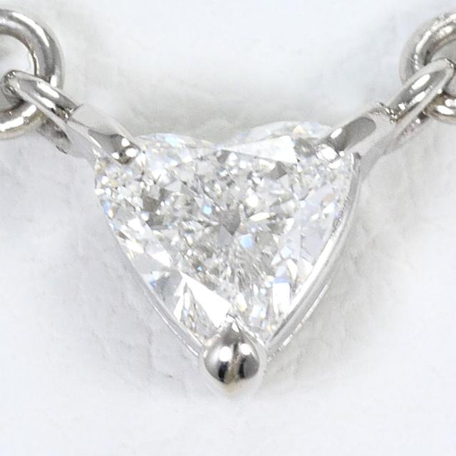 PT プラチナ PT850 プラチナ ネックレス ダイヤ 0.30 ct SI2 鑑定書 総重量約5.5g 約41cm ジュエリー 中古