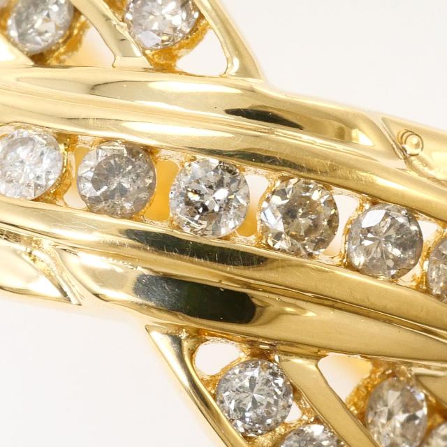 K18 18金 YG イエローゴールド リング・指輪 12.5号 ダイヤ 0.50 ct 