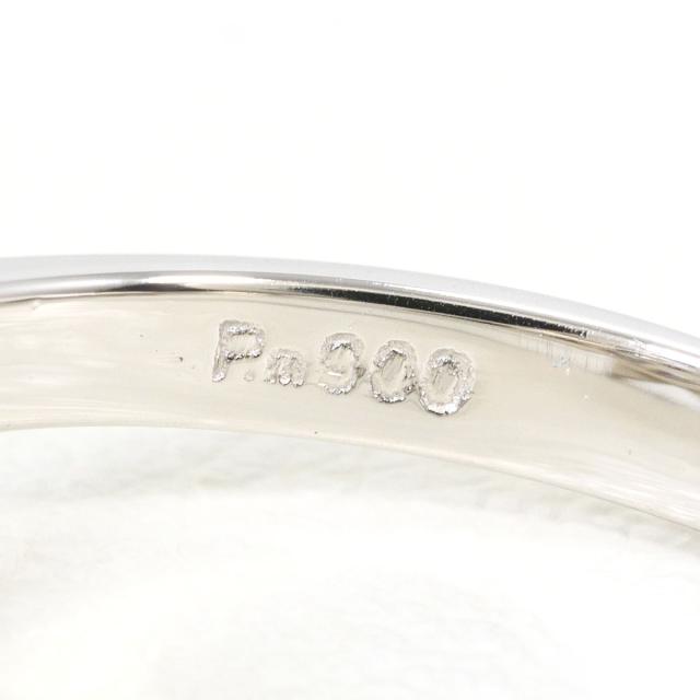 Pm900 プラチナ リング・指輪 9号 ダイヤ 0.10ct 総重量約4.2g ジュエリー 中古_3