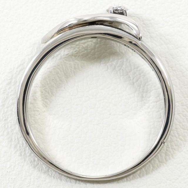 PT850 プラチナ リング・指輪 9.5号 ダイヤ 総重量約3.3g ジュエリー 中古_1