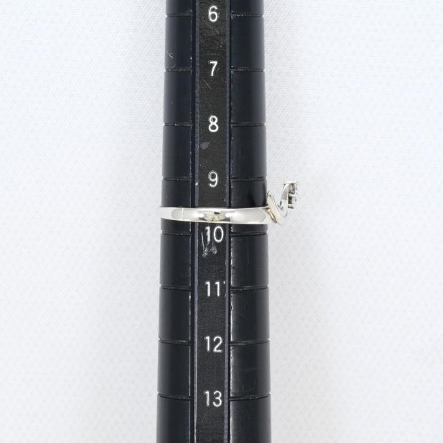 PT850 プラチナ リング・指輪 9.5号 ダイヤ 総重量約3.3g ジュエリー 中古_5