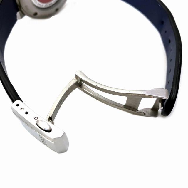オリス アクイスデイト  腕時計 総重量約78g SS ラバー 自動巻き ブルー文字盤 01 733 7770 4155 07 34 14 40 ユニセックス 【中古】_7
