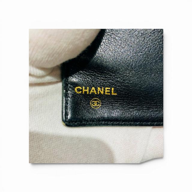 シャネル ココマーク 二つ折り財布 二つ折り財布 キャビアスキン レディース 【中古】_3