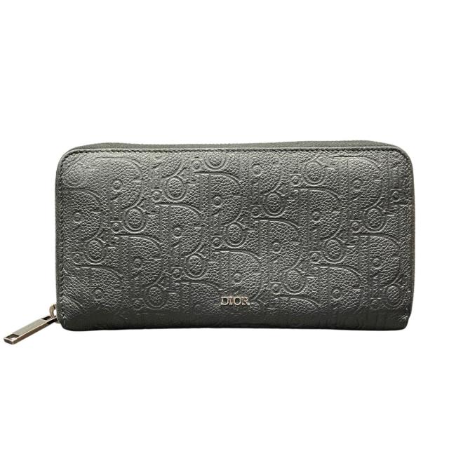 ディオール グラビティ 長財布 レザー 2ESBC252FLG_H00N メンズ 【中古】