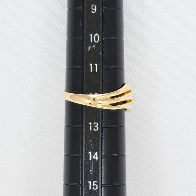 PT900 プラチナ K18 18金 YG イエローゴールド リング・指輪 11.5号 ダイヤ 総重量約2.4g ジュエリー 中古_6