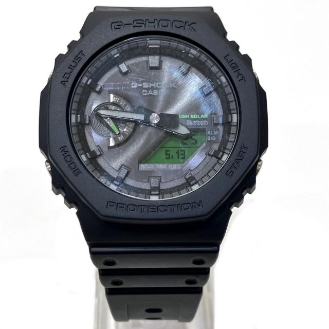 カシオ G-SHOCK 腕時計 総重量約51g ラバー ソーラー ブラック文字盤文字盤  GA-B2100BEG-1AJF 【中古】