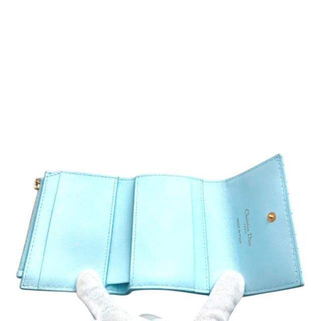 ディオール 三つ折り財布 ラムスキン レディース 【中古】_2