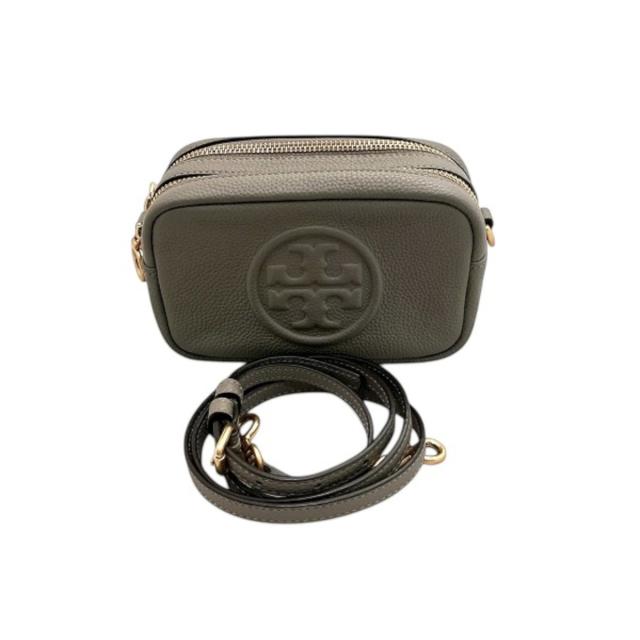 トリーバーチ ペリーボンベ ショルダーバッグ ペブルドレザー レディース 【中古】