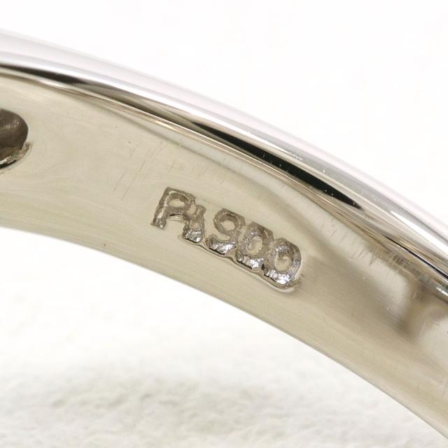PT900 プラチナ リング・指輪 12号 ブルーダイヤ  0.78ct ダイヤ  0.41ct 鑑別書 総重量約7.7g ジュエリー 中古_4