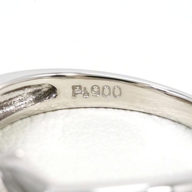 PT900 プラチナ リング・指輪 9号 ダイヤ 0.17ct 総重量約3.7g ジュエリー 中古_3