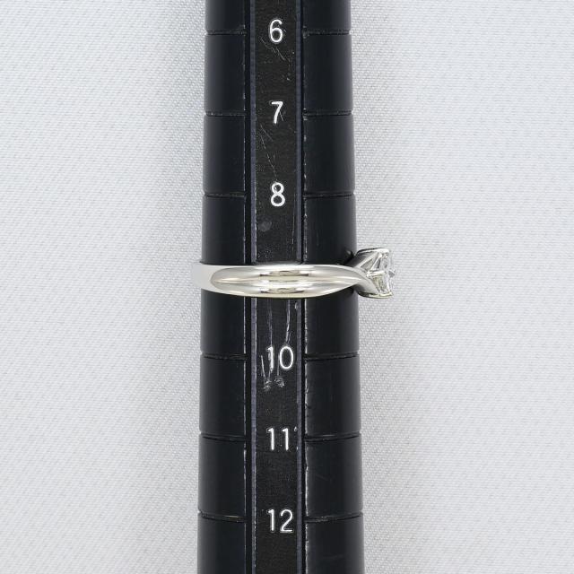 PT900 プラチナ リング・指輪 9号 ダイヤ 0.17ct 総重量約3.7g ジュエリー 中古_6
