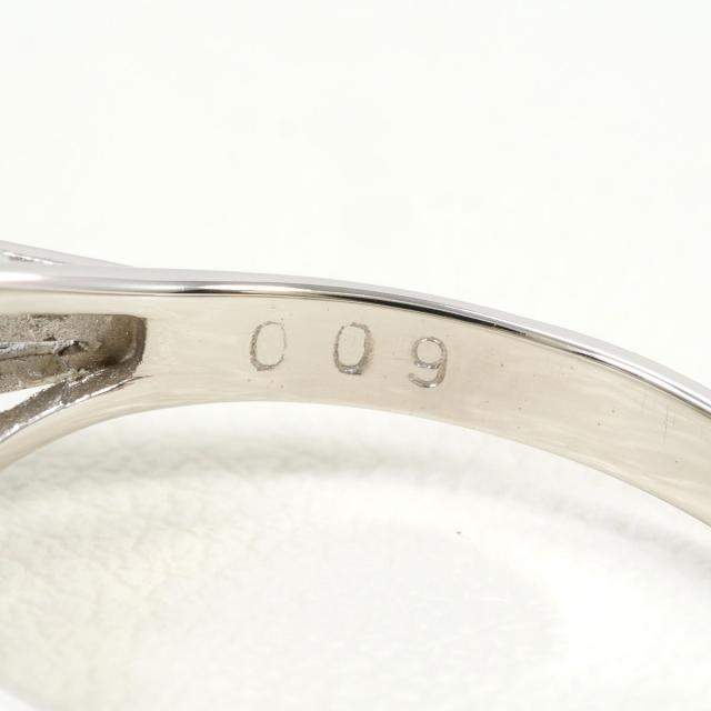 PT900 プラチナ リング・指輪 17号 オパール 1.46ct ダイヤ 0.09ct 総重量約4.9g ジュエリー 中古_5