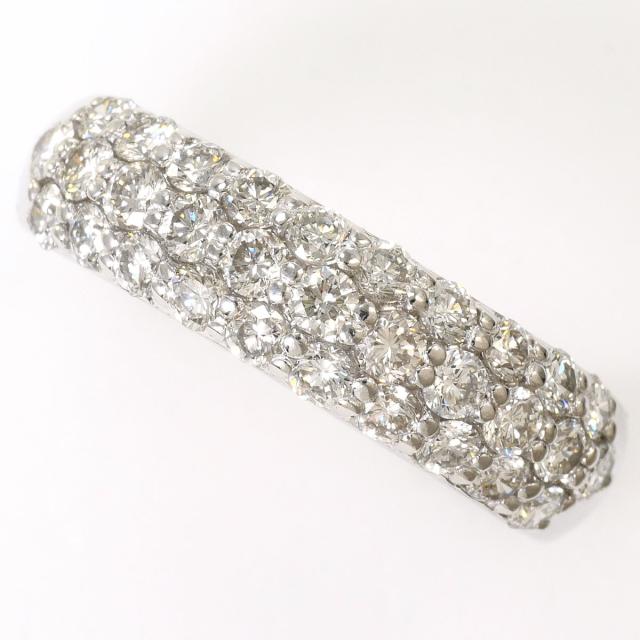 PT900 プラチナ リング・指輪 11.5号 ダイヤ 1.00ct 鑑別書 総重量約6.9g ジュエリー 中古