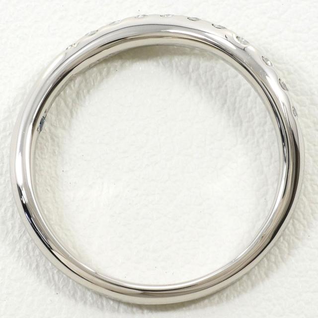 PT1000 プラチナ リング・指輪 11号 ダイヤ 0.17ct ブルーダイヤ 総重量約4.0g ジュエリー 中古_1