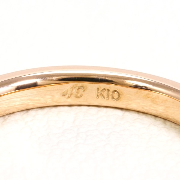 ヨンドシー K10 10金 PG ピンクゴールド リング・指輪 8号 ダイヤ 総重量約1.6g ジュエリー 中古_3