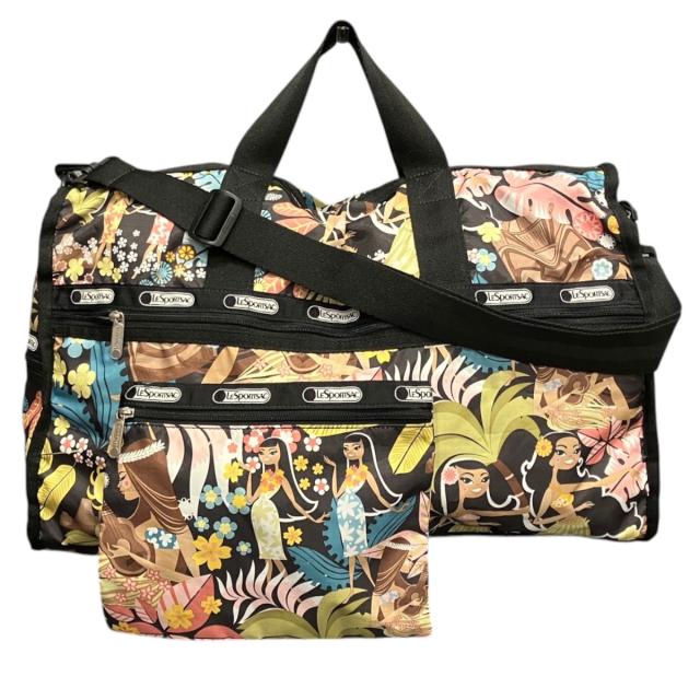 レスポートサック ワヒネフラ ボストンバッグ ナイロン レディース 【中古】