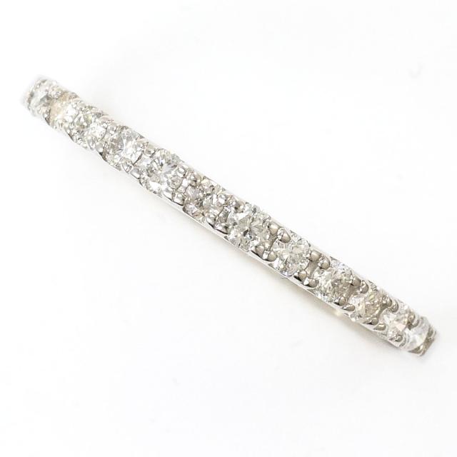 PT950 プラチナ リング・指輪 7号 ダイヤ 0.15ct 総重量約0.7g ジュエリー 中古 24,800円