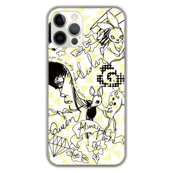 Iphonese 第3世代 第2世代 ケース スカラー スマホケース アイフォン 13 12 11 Xr Xs 線描き バンビ ウサギ 女の子 黄色 アイフォンケーの通販はau Pay マーケット スマホカバー Com