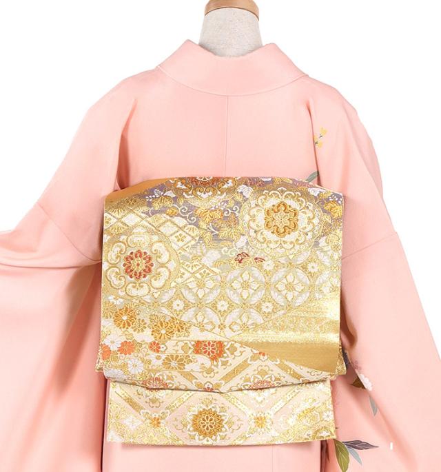 往復送料無料 全部揃って安心 大学 高校 小学生  3泊4日 卒業式 入学式 訪問着 レンタル  訪問着 No.AA-1349-Mサイズ