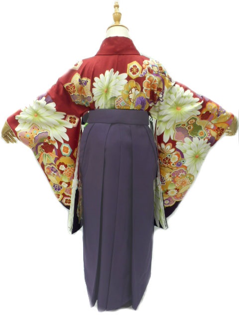 【期間限定割引】往復送料無料 全部揃って安心 レンタル 小学生 大学生 卒業式 袴 レンタル 袴 卒業式袴セット 小学生 袴女児 女の子 小学生 袴 セット 小学生 卒業式 袴 レンタル 女の子 小学校 卒業式 着物 赤地 花古典 柄No.330
