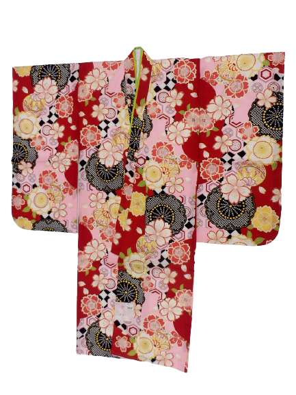 【激安】新品お祝い着正絹四つ身襦袢付き　127 お祝い着正絹四つ身襦袢付き 127 お祝い着正絹四つ身襦袢付き 127 お値下げ