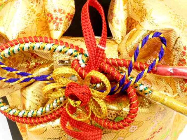 七五三 帯 はこせこ 7点 セット 絵羽柄 結び帯 7歳 七歳 結び帯 付け帯