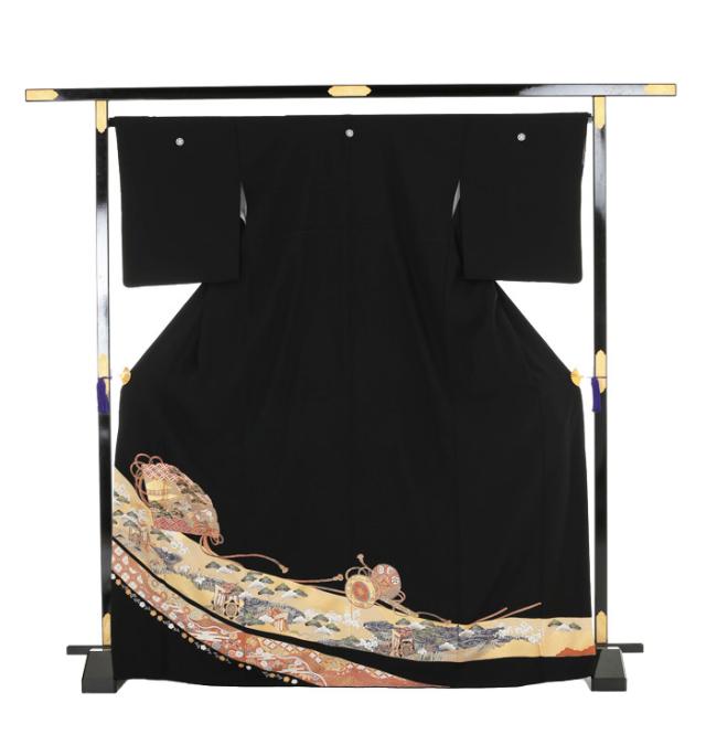 往復送料無料 2泊3日 レンタル 黒留袖 レンタル Mサイズ No.0083 往復送料無料 2泊3日 レンタル 黒留袖 レンタル Mサイズ No.0083