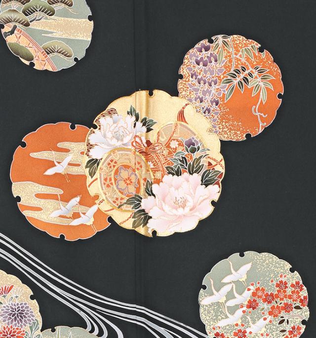 往復送料無料 2泊3日 レンタル 黒留袖 レンタル Mサイズ No.0450の通販