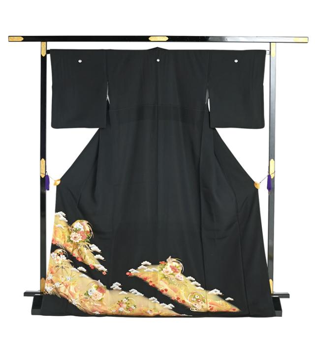 往復送料無料 2泊3日 レンタル 黒留袖 レンタル Lサイズ No.1813 往復送料無料 2泊3日 レンタル 黒留袖 レンタル Lサイズ No.1813