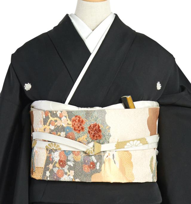 往復送料無料 2泊3日 レンタル 黒留袖 レンタル Mサイズ No.1867