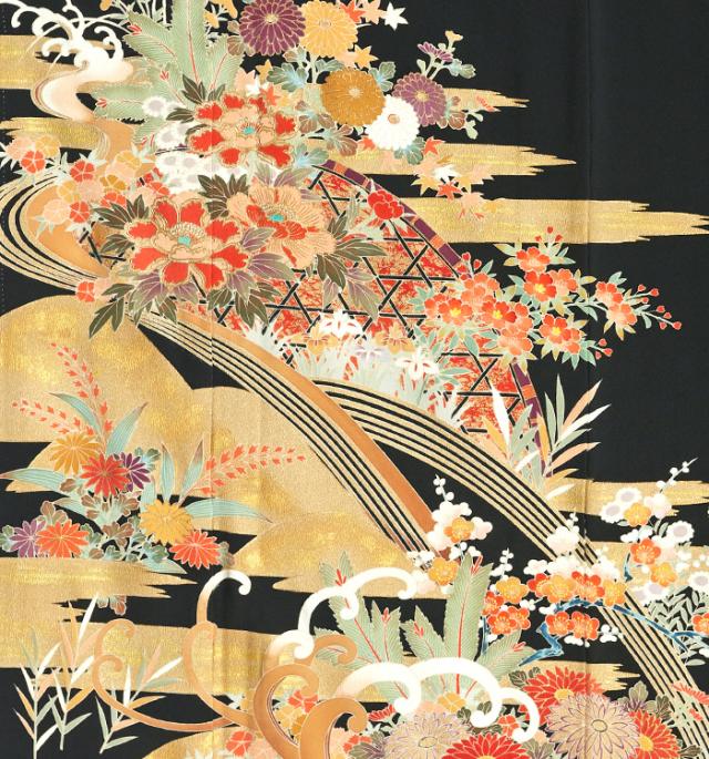 往復送料無料 2泊3日 レンタル 黒留袖 レンタル Mサイズ No.1881の通販