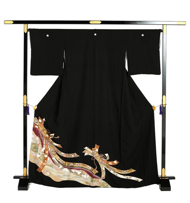 往復送料無料 2泊3日 レンタル 黒留袖 レンタル Mサイズ No.2219の通販