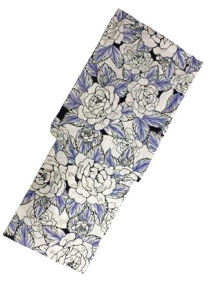 仕立て上がり浴衣 浴衣 プレタ 対応身長 155ｃｍ-168ｃｍ 変わり織 綿 白地 バラ 柄 No.2407 セットにするとさらにお得！！の通販は 5,280円