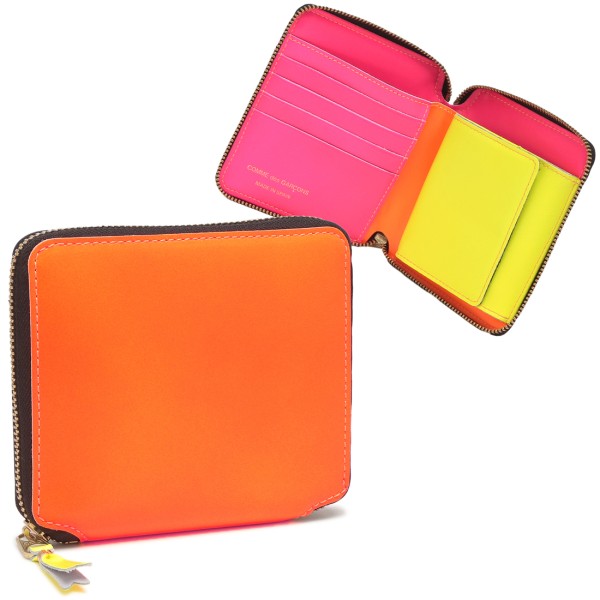 コムデギャルソン 二つ折り財布 レディース/メンズ COMME des GARCONS SA2100SF オレンジ