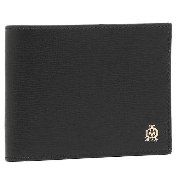 ダンヒル 財布 二つ折り財布 メンズ DUNHILL L2S832A BELGRAVE BILLFOLD 4CC & COIN PURSE ブラック