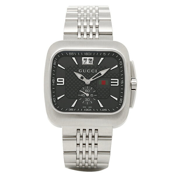 GUCCI 時計 【5505 SV/BK M】シルバー/ブラック Gucci 5505 Bracelet Watch, 42mm | Nordstromrack