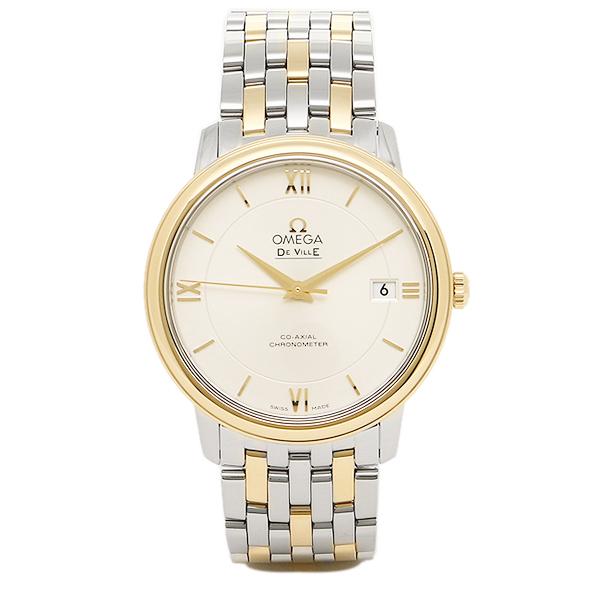 オメガ 時計 メンズ OMEGA 424.20.37.20.02.001 DE-VILLE PRESTIGE デビルプレステージ 自動巻き 腕時計 ウォッチ シルバー/ゴールドの通販は 268,560円