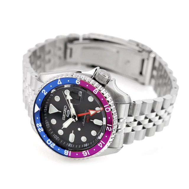 セイコー5 スポーツ SKX Series GMT 自動巻き 腕時計 ブランド メンズ