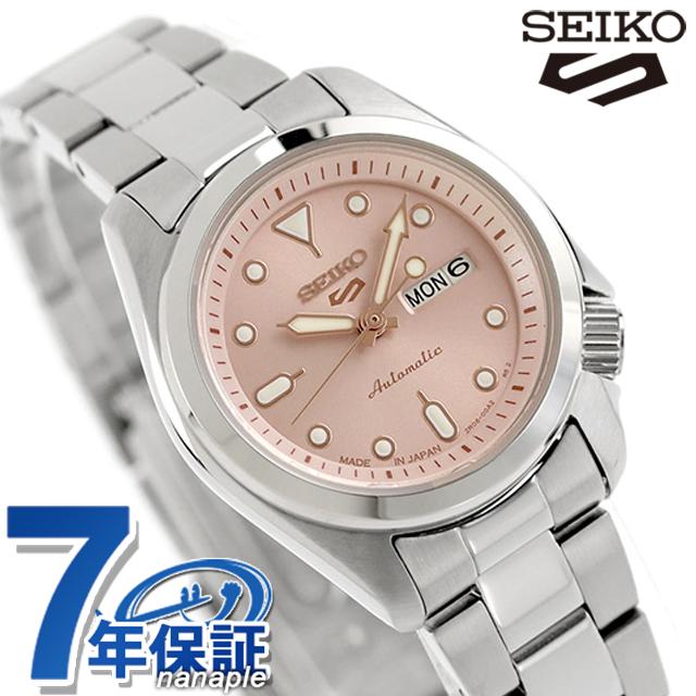 セイコー5 スポーツ SKX Series 自動巻き 腕時計 ブランド レディース Seiko 5 Sports SRRA003 アナログ ピンク 日本製の通販は 25,740円