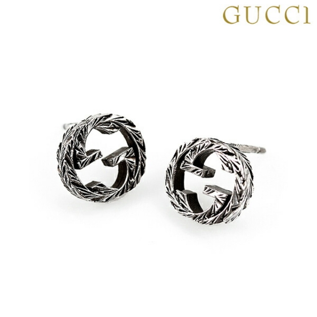 グッチ インターロッキングG ピアス ジュエリー アクセサリー レディース 457109 J8400 0811 GUCCI シルバー