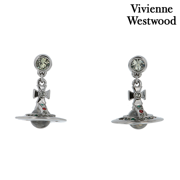 ヴィヴィアン ウエストウッド ピアス Vivienne Westwood プチオーブ メンズ レディース ユニセックス 62020032-S001 ガンメタル アクセサリー
