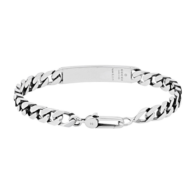 グッチ GUCCI 455321-J8400-0701 19cm GOST グッチゴースト シルバー チェーン ブレスレット 19号 アクセサリーの通販は グッチ GUCCI 455321-J8400-0701 19cm GOST グッチゴースト シルバー チェーン ブレスレット 19号 アクセサリーの通販は
