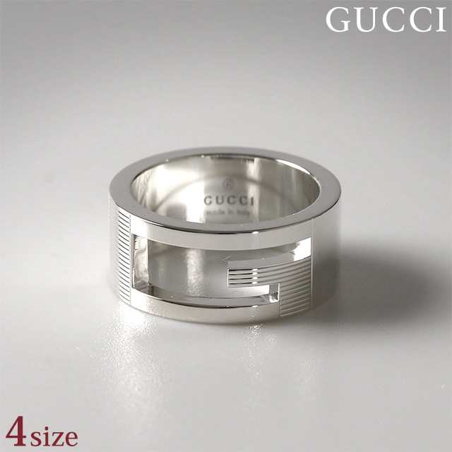 グッチ 指輪 リング GUCCI Gリング シルバー925 ユニセックス メンズ レディース 032660 09840 8106 シルバー  アクセサリー 選べる｜au PAY マーケット