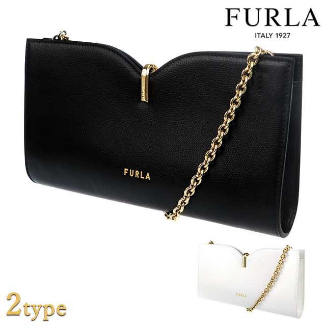 フルラ クラッチバッグ リボン スモール カーフレザー ショルダー チェーン レディース FURLA 選べるモデル