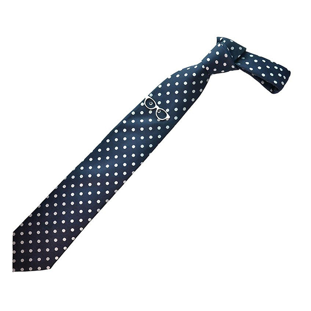 スワンク ネクタイピン SWANK タイバー ネクタイセット メガネver タイピン メンズ NT07 シルバー アクセサリー_1