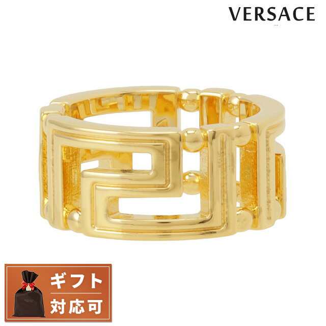 ヴェルサーチ VERSACE DG57594-DJMT-D00H 11号 グレカモチーフ リング 指輪 日本サイズ10号 ゴールド レディース メンズ  ユニセックス ア｜au PAY マーケット