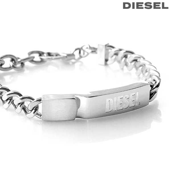 【美品】DIESEL・ディーゼル・バングル・ブレスレット・スチール 美品】DIESEL・ディーゼル・バングル・ブレスレット・スチール