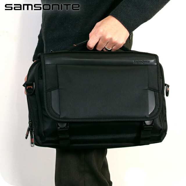 サムソナイト ビジネスバッグ メンズ ブランド Samsonite PRO 13 Slim Messenger ビジネスカバン パソコンバッグ PCバッグ ブリーフケース リクルートバッグ 97%ナイロン+2%PU+1%レザー 126360-1041 ブラック バッグの通販は 16,157円